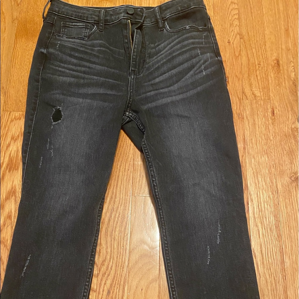 Hollister Black Ripped Skinny jeans